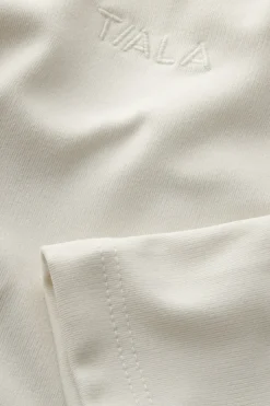 365 Boat Neck Long Sleeve Top - Vanilla