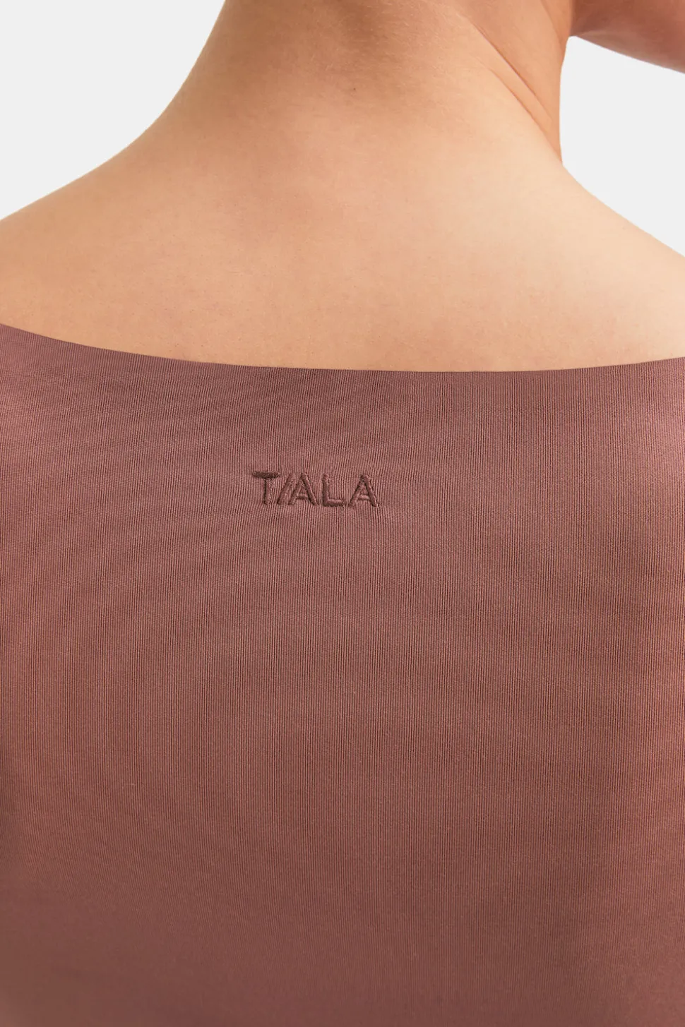 365 Boat Neck Long Sleeve Top - Clay