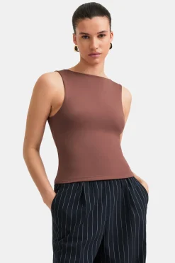 365 Boat Neck Tank - Clay