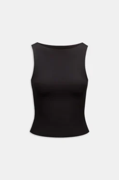 365 Boat Neck Tank - Shadow Black