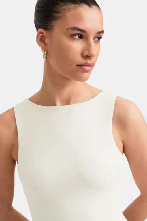 365 Boat Neck Tank - Vanilla