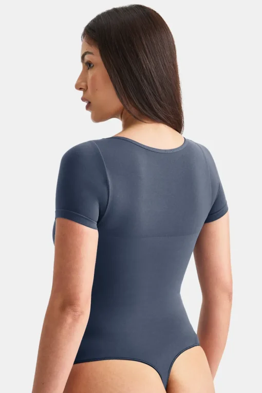 365 Contour Crew Neck Bodysuit - Washed Navy