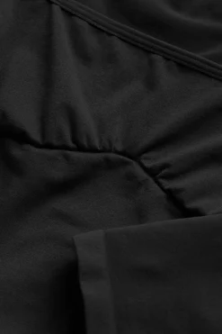365 Contour Square Neck Bodysuit - Shadow Black