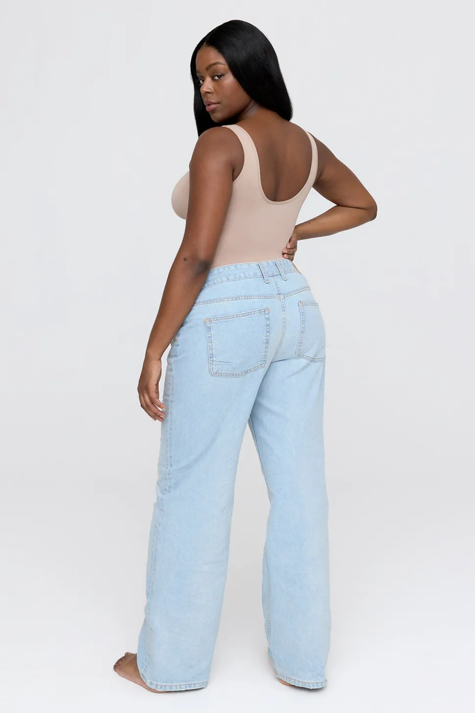 365 Contour Strappy Shaping Bodysuit - Cappuccino