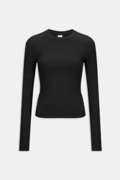 365 Core Cotton Long Sleeve T-Shirt - Black