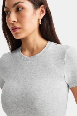 365 Core Cotton Short Sleeve T-Shirt - Grey Marl