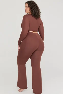 365 Flared Trousers - Chocolate