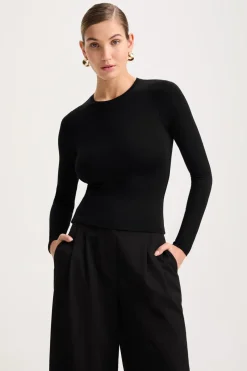 365 Long Sleeve Top - Shadow Black