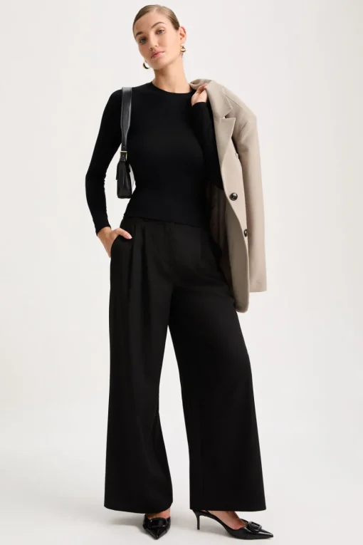 365 Long Sleeve Top - Shadow Black