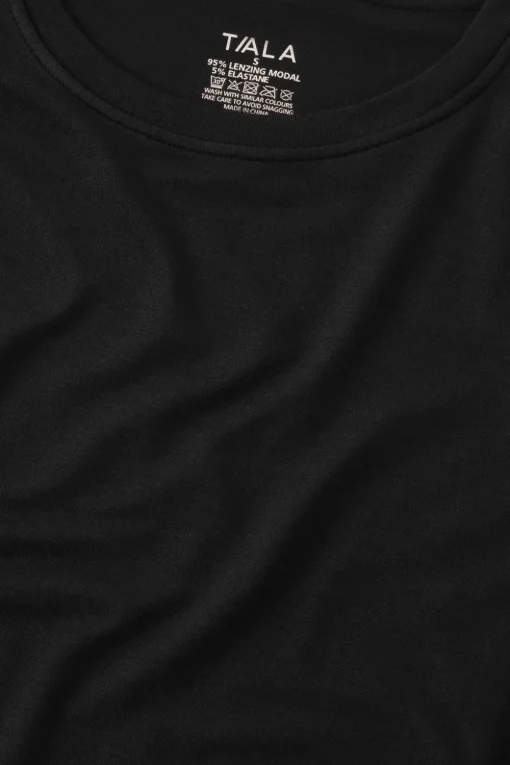 365 Long Sleeve Top - Shadow Black