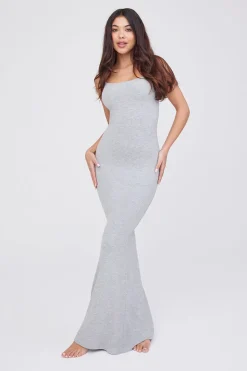 365 Sculpting Lounge Cami Maxi Dress - Grey Marl