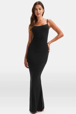 365 Sculpting Lounge Cami Maxi Dress - Shadow Black