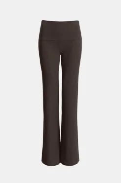 365 Sculpting Lounge Flared Trousers - Espresso