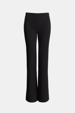 365 Sculpting Lounge Flared Trousers - Shadow Black