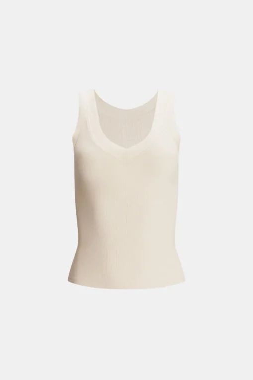365 Sculpting Lounge Reversible Tank - Buttermilk
