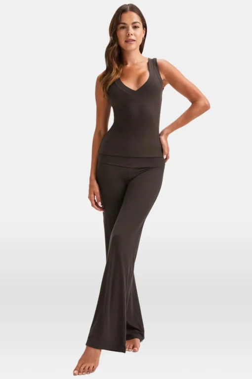 365 Sculpting Lounge Reversible Tank - Espresso