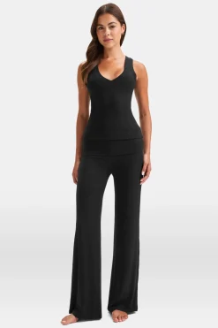 365 Sculpting Lounge Reversible Tank - Shadow Black