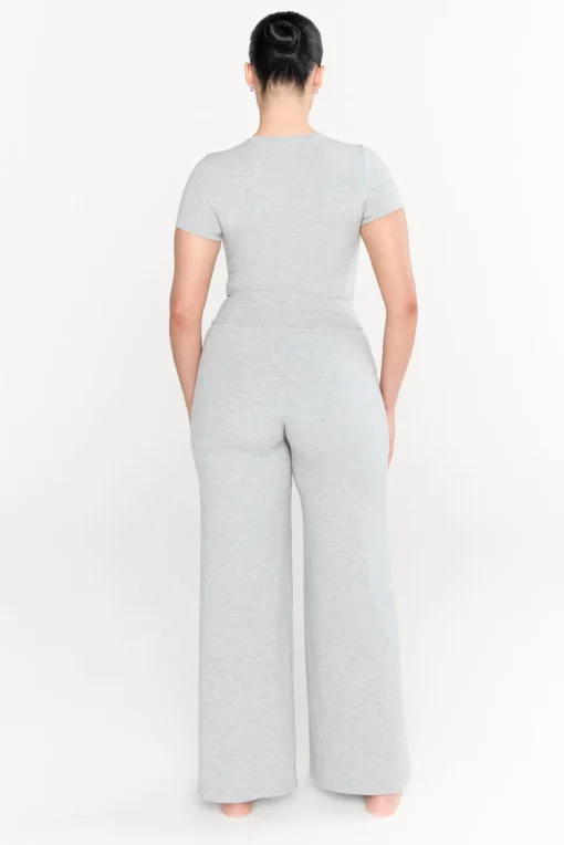 365 Sculpting Lounge Short Sleeve T-Shirt - Grey Marl