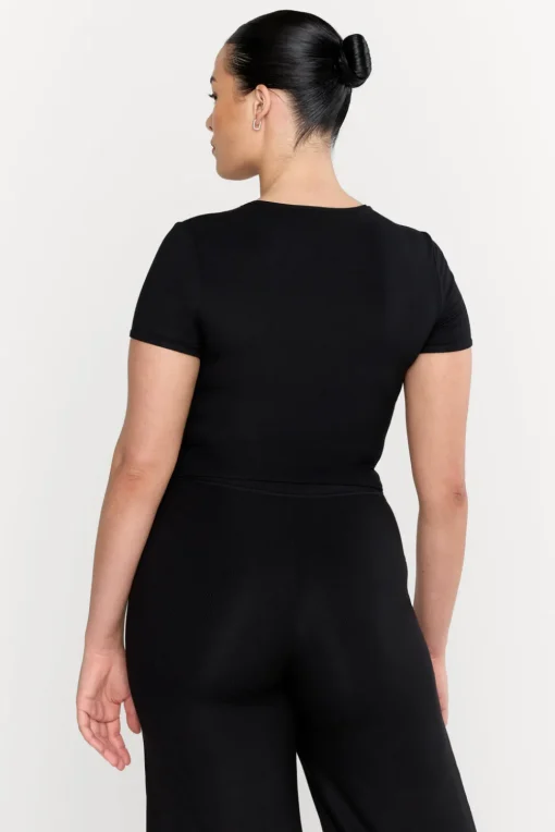 365 Sculpting Lounge Short Sleeve T-Shirt - Shadow Black