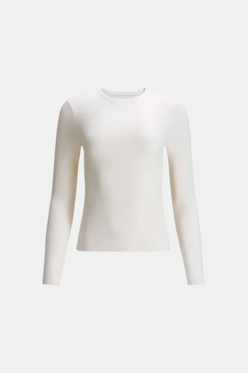 365 Sculpting Lounge Top - Coconut Milk