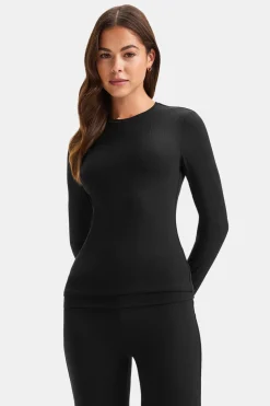 365 Sculpting Lounge Top - Shadow Black