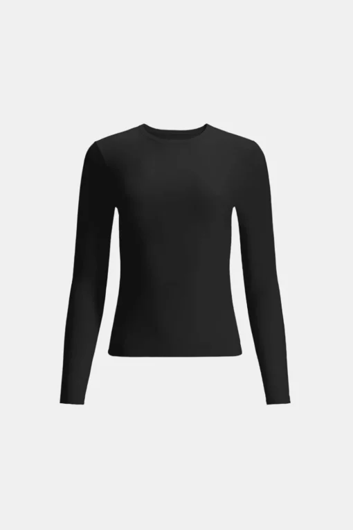 365 Sculpting Lounge Top - Shadow Black