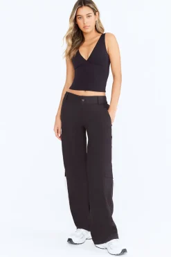 Adjustable Cargo Trouser - Black