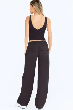Adjustable Cargo Trouser - Black