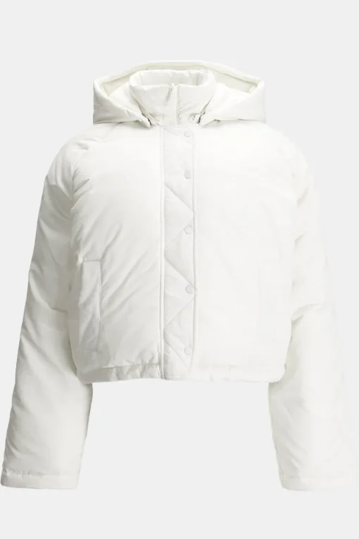 Cocoon T Logo Reversible Puffer Jacket - Coconut Milk
