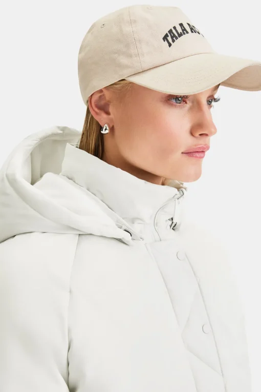 Cocoon T Logo Reversible Puffer Jacket - Coconut Milk