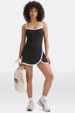 DayFlex Active Dress - Shadow Black & Ivory