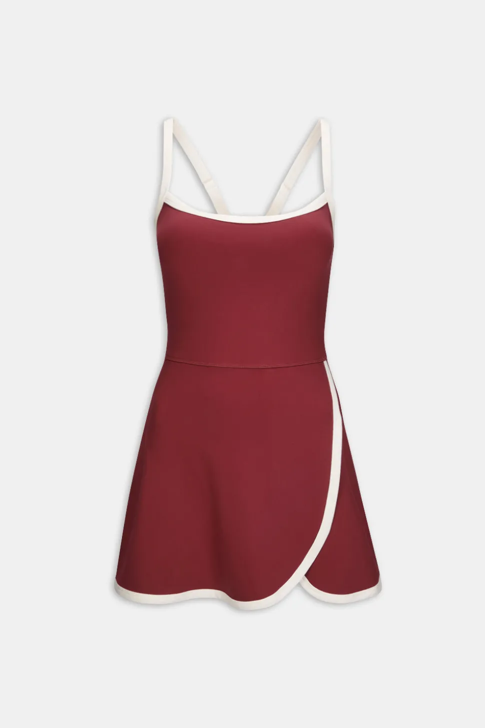 DayFlex Active Dress - Vintage Red & Ivory