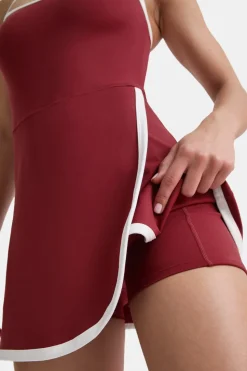 DayFlex Active Dress - Vintage Red & Ivory