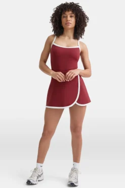 DayFlex Active Dress - Vintage Red & Ivory