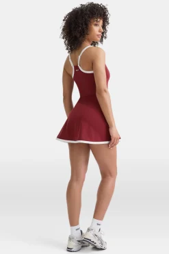 DayFlex Active Dress - Vintage Red & Ivory