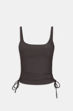 DayFlex Adjustable Side Tie Vest - Cool Espresso
