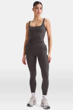 DayFlex Adjustable Side Tie Vest - Cool Espresso