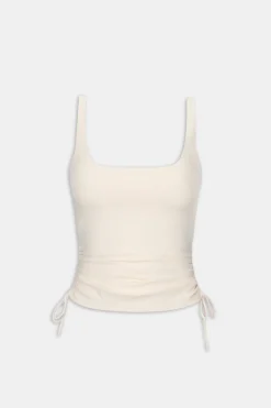 DayFlex Adjustable Side Tie Vest - Buttermilk