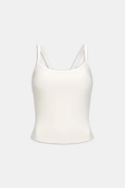 DayFlex Built-In Support Bandeau Vest - Ivory