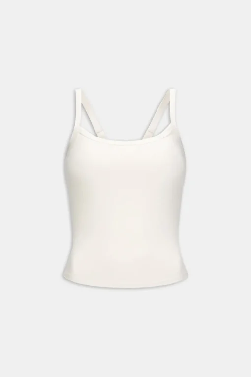 DayFlex Built-In Support Bandeau Vest - Ivory