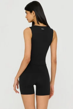 DayFlex Built-In Support Tank Top - Shadow Black