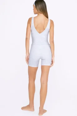 DayFlex Built-In Support V Neck Vest - Grey Marl