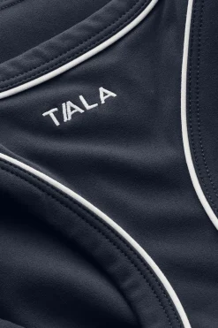 DayFlex Built-In Support V Neck Racer Vest - Midnight Navy