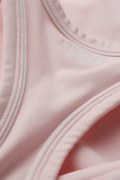 DayFlex Built-In Support V Neck Racer Vest - Ballet Slipper