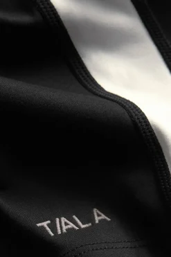 DayFlex Contrast Stripe Zip Through Jacket - Shadow Black And Ivory