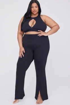 DayFlex Cut Out Centre Bra - Shadow Black