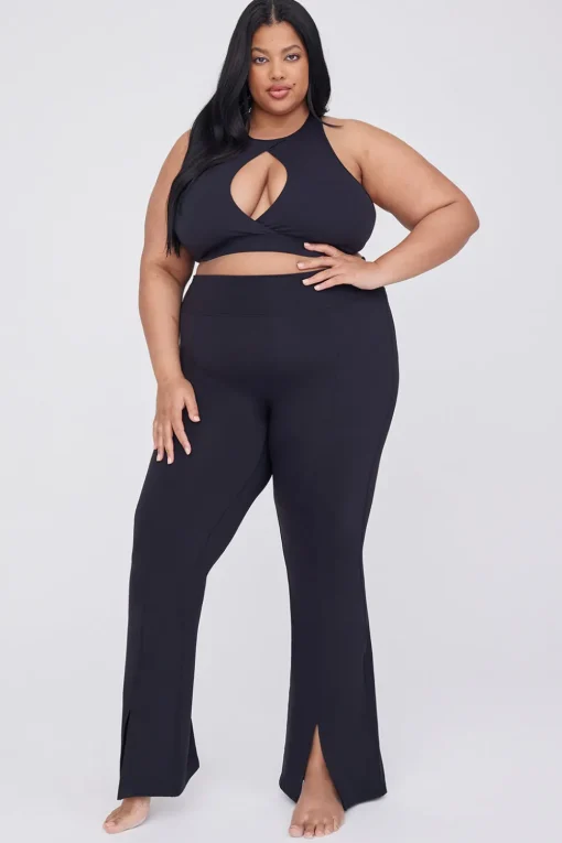 DayFlex Cut Out Centre Bra - Shadow Black