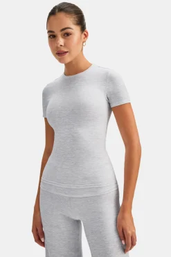 DayFlex Essential Full Length T-Shirt - Grey Marl