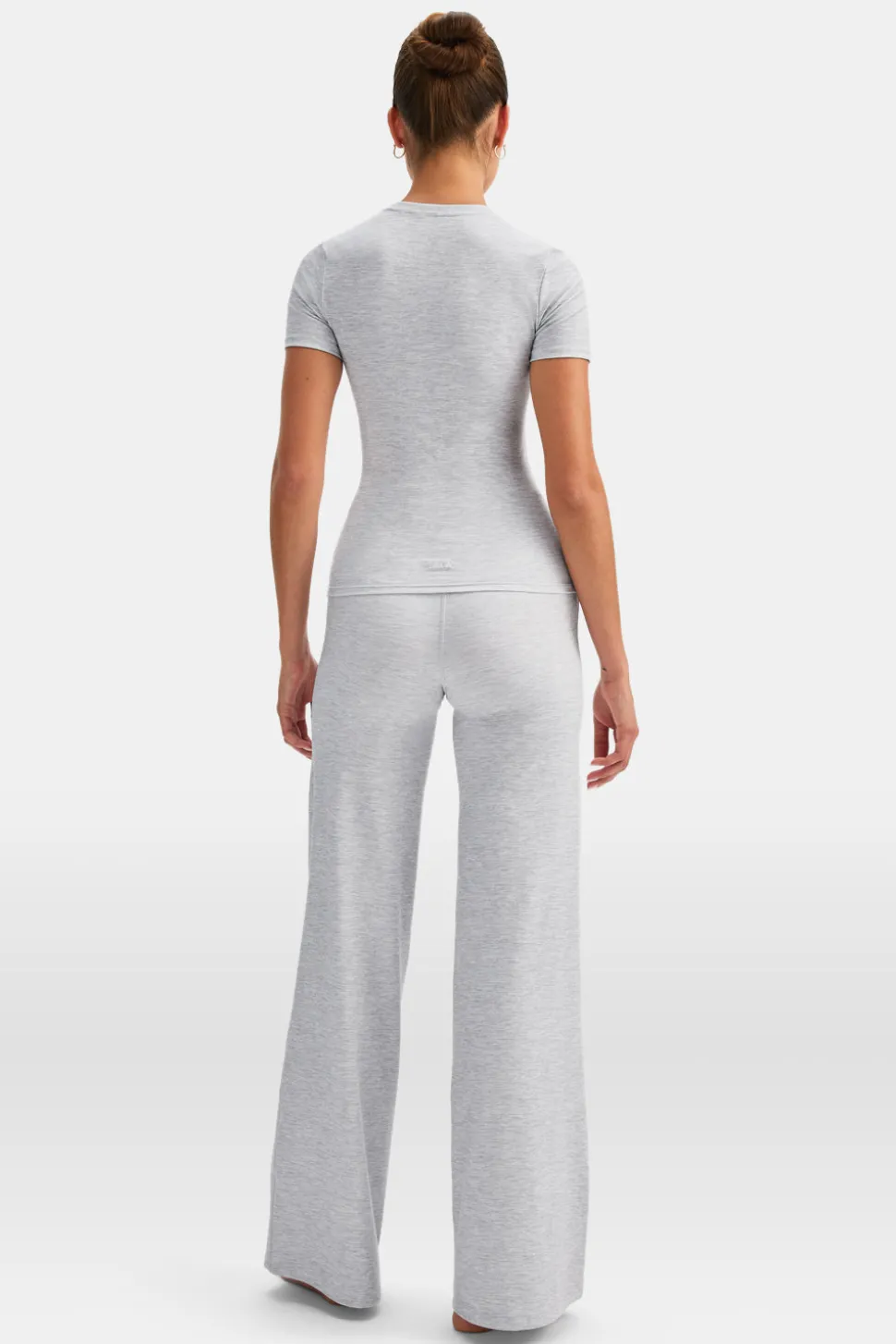 DayFlex Essential Full Length T-Shirt - Grey Marl