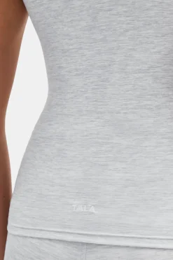 DayFlex Essential Full Length T-Shirt - Grey Marl